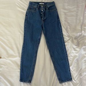 Pacsun Size 24 Ultra High Rise Slim Dark Blue Jeans